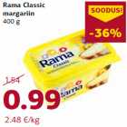 Allahindlus - Rama Classic
margariin
400 g