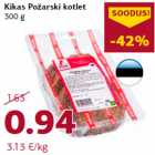 Allahindlus - Kikas Požarski kotlet
300 g