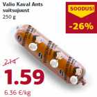 Allahindlus - Valio Kaval Ants
suitsujuust
250 g