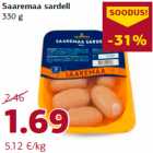 Allahindlus - Saaremaa sardell
330 g