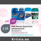 Allahindlus - Valik Mennen Speed Stick
pulkdeodorante