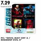 Магазин:Prisma,Скидка:Devil May Cry 3/Resident Evil 4
