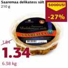 Allahindlus - Saaremaa delikatess sült 210 g