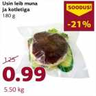 Allahindlus - Usin leib muna ja kotletiga 180 g