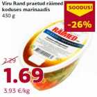 Allahindlus - Viru Rand praetud räimed
koduses marinaadis
430 g