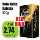 Allahindlus - Kohv Kulta
Katrina
500g
