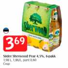 Siider Sherwood Pear 4,5%, 6-pakk