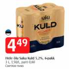 Hele õlu Saku Kuld