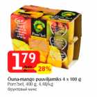 Õuna-mango puuviljamiks 4 x 100 g