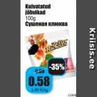 Kuivatatud
jõhvikad
100g