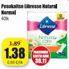 Allahindlus - Pesukaitse Libresse Natural Normal 40 tk