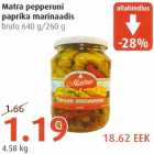 Allahindlus - Matra pepperoni paprika marinaadis