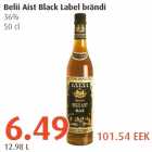 Allahindlus - Belii Aist Black Label brändi