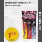 Allahindlus - Säraküünalde komplekt, 3 pk