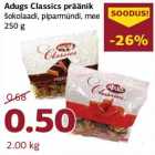 Allahindlus - Adugs Classics präänik
šokolaadi, piparmündi, mee 250 g