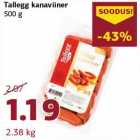 Allahindlus - Tallegg kanaviiner 500 g