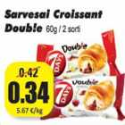 Allahindlus - Sarvesai Croissant Doub!e 60g/2 sorti