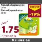 Allahindlus - Naturella hügieeniside
20 tk;
Naturella pesukaitse
60 tk