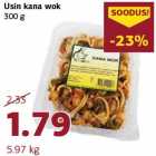 Allahindlus - Usin kana wok
300 g