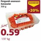 Allahindlus - Porgandi-ananassiõunasalat
300 g