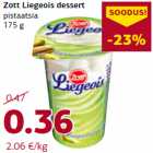 Allahindlus - Zott Liegeois dessert