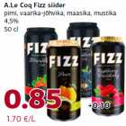 Allahindlus - A.Le Coq Fizz siider