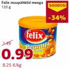 Allahindlus - Felix maapähklid meega
120 g