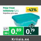 Polar Frost
toidukarp 1,2 L