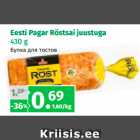 Allahindlus - Eesti Pagar Röstsai juustuga
430 g