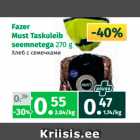 Allahindlus - Fazer
Must Taskuleib
seemnetega 270 g 