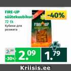 Allahindlus - FIRE-UP
süütekuubikud
72 tk 