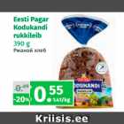 Allahindlus - Eesti Pagar
Kodukandi
rukkileib
390 g