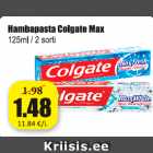 Allahindlus - Hambapasta Colgate Max 