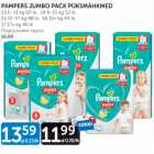 PAMPERS JUMBO PACK PÜKSMÄHKMED