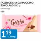 FAZER GEISHA CAPPUCCINO ŠOKOLAAD 100 G