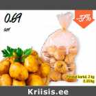 Pestud kartul, 2 kg
0.35/kg