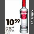 Allahindlus - Viin Smirnoff
Red 40%,
70 cl