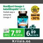 Allahindlus - Nordfjord Omega-3
kalaõlikapslid 120 tk