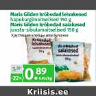 Allahindlus - Maris Gilden krõbedad leivakesed
hapukurgimaitselised 150 g
Maris Gilden krõbedad saiakesed
juustu-sibulamaitselised 150 g