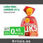 Allahindlus - Leibur Ruks
rukkileib 380 g