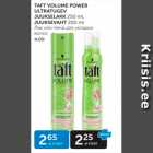 TAFT VOLUME POWER ULTRATUGEV JUUKSELAKK 250 ML, JUUKSEVAHT 200 ML