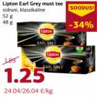 Allahindlus - Lipton Earl Grey must tee