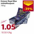 Allahindlus - Estover Royal Blue
sinihallitusjuust
100 g