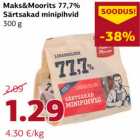 Allahindlus - Maks&Moorits 77,7%
Särtsakad minipihvid
300 g