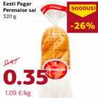 Allahindlus - Eesti Pagar
Perenaise sai
320 g