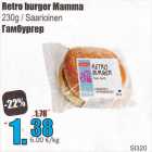 Retro burger Mamma