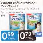 DENTALIFE NÄRIMISPULGAD KOERALE 115 G