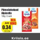 Piimašokolaad
Alpinella
100g / 2 sorti