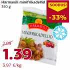 Allahindlus - Härmavili minifrikadellid
350 g