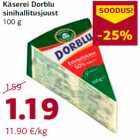 Allahindlus - Käserei Dorblu
sinihallitusjuust
100 g